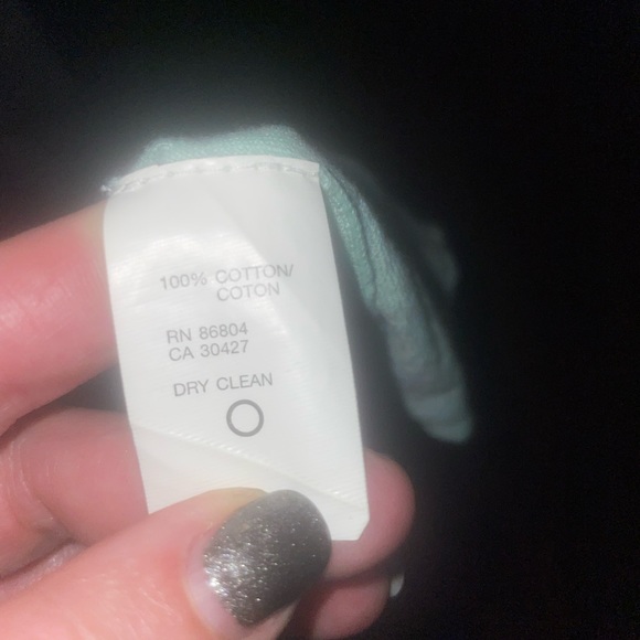 Magaschoni mint green thin softest 100% cotton cardigan - Picture 3 of 4